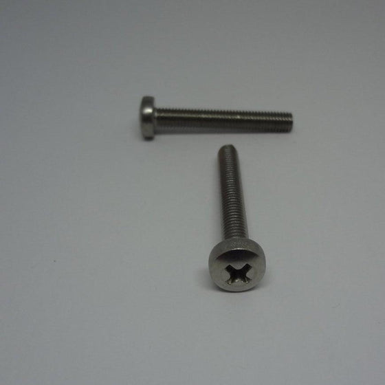 Machine Screws, Phillips Pan Head, Stainless Steel, M5X35mm