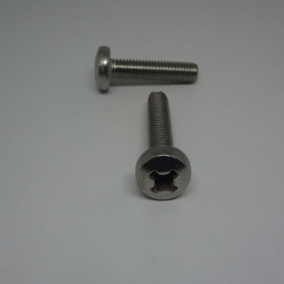 Machine Screws, Phillips Pan Head, Stainless Steel, M8X35mm