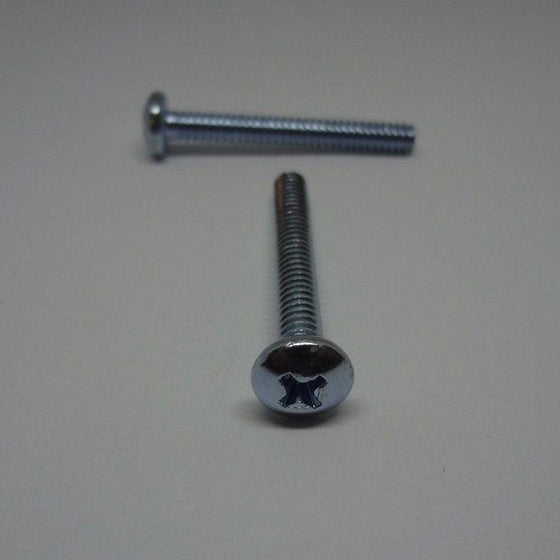 Machine Screws, Phillips Pan Head, Zinc Plated, #10-24X1 1/2"