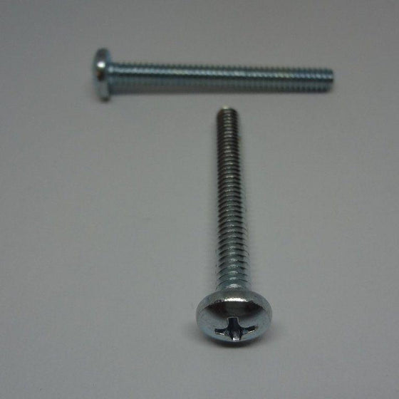 Machine Screws, Phillips Pan Head, Zinc Plated, #10-24X1 3/4"