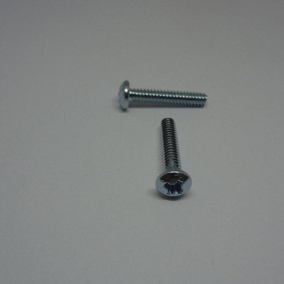 Machine Screws, Phillips Pan Head, Zinc Plated, #6-32X3/4"