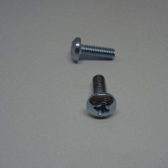 Machine Screws, Phillips Pan Head, Zinc Plated, #8-32X1/2"