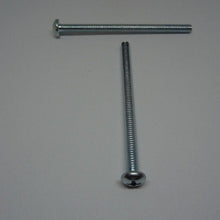  Machine Screws, Phillips Pan Head, Zinc Plated, #8-32X2 1/2"