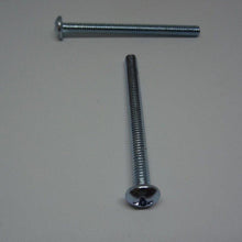  Machine Screws, Phillips Pan Head, Zinc Plated, #8-32X2"