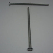 Machine Screws, Phillips Pan Head, Zinc Plated, #8-32X4"