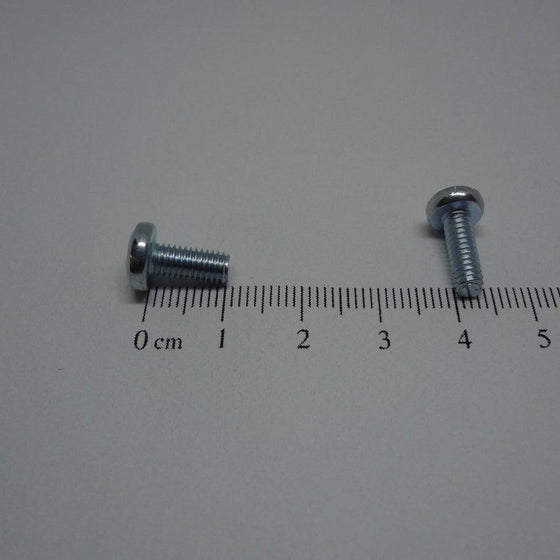 Machine Screws, Phillips Pan Head, Zinc Plated, M4X10mm