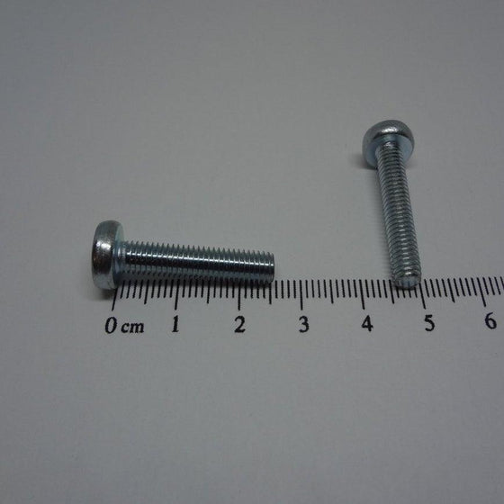 Machine Screws, Phillips Pan Head, Zinc Plated, M5X25mm
