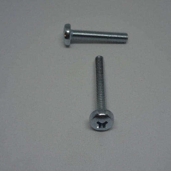 Machine Screws, Phillips Pan Head, Zinc Plated, M5X30mm