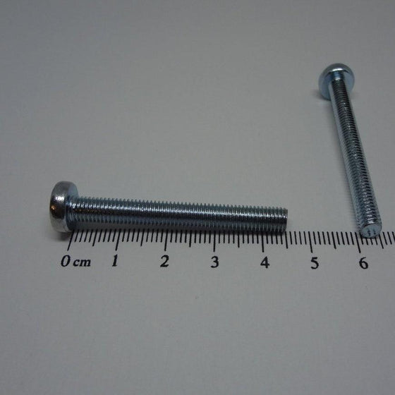 Machine Screws, Phillips Pan Head, Zinc Plated, M5X45mm