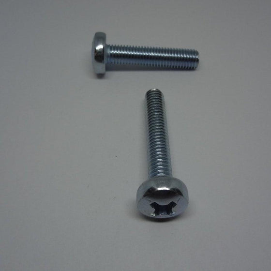 Machine Screws, Phillips Pan Head, Zinc Plated, M8X40mm