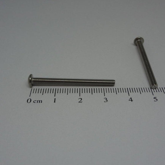 Machine Screws, Socket Button Head, Stainless Steel, M3X35mm