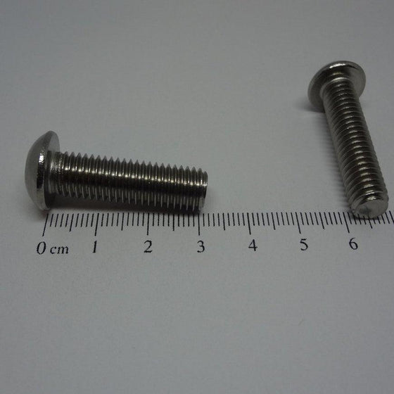 Machine Screws, Socket Button Head, Stainless Steel, M8X30mm