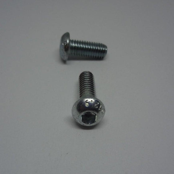 Machine Screws, Socket Button Head, Zinc Plated, M6X16mm