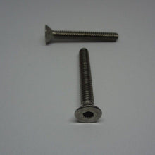  Machine Screws, Socket Flat Head, Stainless Steel, #10-24X1 1/2"