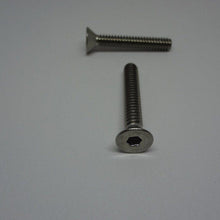  Machine Screws, Socket Flat Head, Stainless Steel, #10-24X1 1/4"