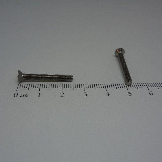 Machine Screws, Socket Flat Head, Stainless Steel, M3X25mm