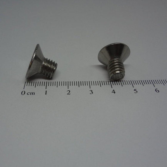 Machine Screws, Socket Flat Head, Stainless Steel, M8X12mm