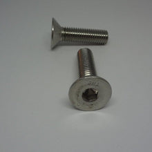  Pk/10 Machine Screws, Socket Flat Head, Stainless Steel, M12X45mm