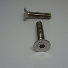 Pk/20 Machine Screws, Socket Flat Head, Stainless Steel, M10X45mm