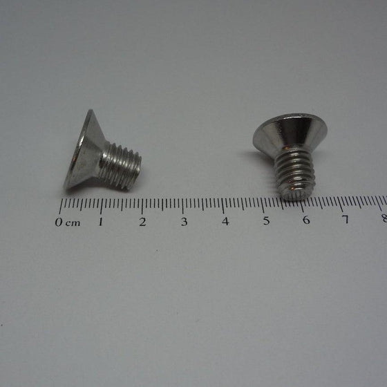 Pk/25 Machine Screws, Socket Flat Head, Stainless Steel, M10X16mm