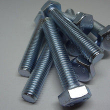  Pk/5 Hex Bolt, Full Thread, Zinc Plated, M12X65mm
