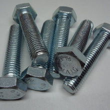  Pk/5 Hex Bolt, Full Thread, Zinc Plated, M14X60mm