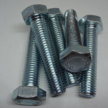  Pk/5 Hex Bolt, Full Thread, Zinc Plated, M14X65mm