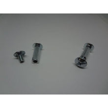  Sex Bolts, Combo Truss Head, Zinc Plated, #10-24X3/4"
