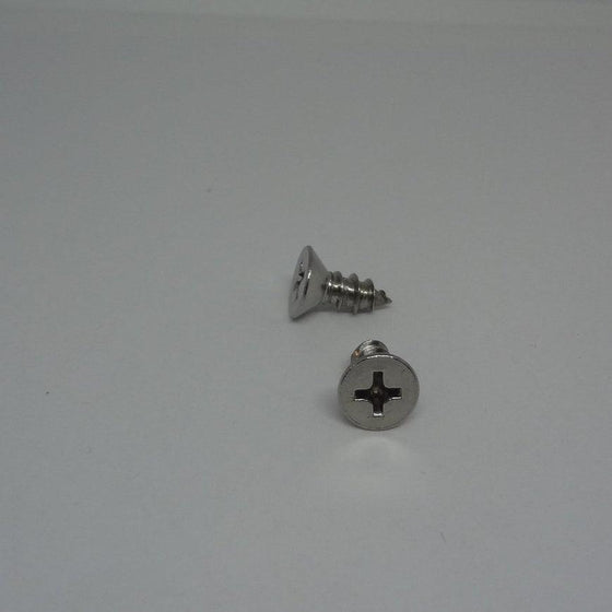 Sheet Metal Screws, Phillips Flat Head, Stainless Steel, #10X1/2"
