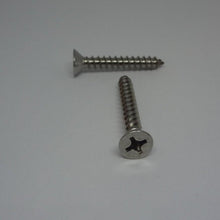  Sheet Metal Screws, Phillips Flat Head, Stainless Steel, #12X1 1/2"