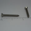 Sheet Metal Screws, Phillips Flat Head, Stainless Steel, #12X1 3/4"