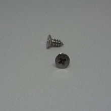  Sheet Metal Screws, Phillips Flat Head, Stainless Steel, #4X1/4"