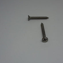  Sheet Metal Screws, Phillips Flat Head, Stainless Steel, #6X1 1/4"