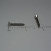 Sheet Metal Screws, Phillips Flat Head, Stainless Steel, #6X1"