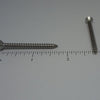 Sheet Metal Screws, Phillips Flat Head, Stainless Steel, #8X1 3/4"