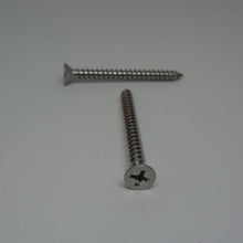  Sheet Metal Screws, Phillips Flat Head, Stainless Steel, #8X1 3/4"