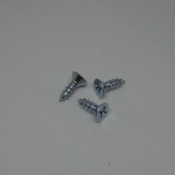 Sheet Metal Screws, Phillips Flat Head, Zinc Plated, #12X3/4"