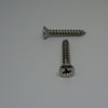 Sheet Metal Screws, Phillips Oval Head, Stainless Steel, #10X1 1/4"