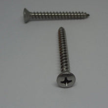  Sheet Metal Screws, Phillips Oval Head, Stainless Steel, #10X1 3/4"