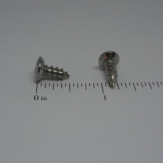 Sheet Metal Screws, Phillips Oval Head, Stainless Steel, #10X1/2"