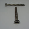 Sheet Metal Screws, Phillips Oval Head, Stainless Steel, #14X2 1/2"