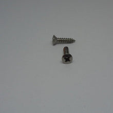  Sheet Metal Screws, Phillips Oval Head, Stainless Steel, #4X1/2"