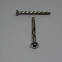  Sheet Metal Screws, Phillips Oval Head, Stainless Steel, #6X1 1/2"