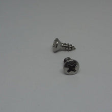  Sheet Metal Screws, Phillips Oval Head, Stainless Steel, #6X3/8"