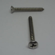  Sheet Metal Screws, Phillips Oval Head, Stainless Steel, #8X1 1/2"