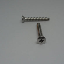  Sheet Metal Screws, Phillips Oval Head, Stainless Steel, #8X1 1/4"