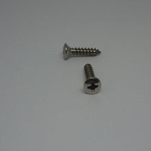  Sheet Metal Screws, Phillips Oval Head, Stainless Steel, #8X3/4"