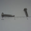 Sheet Metal Screws, Phillips Pan Head Self Drilling, Stainless Steel, #10X1"