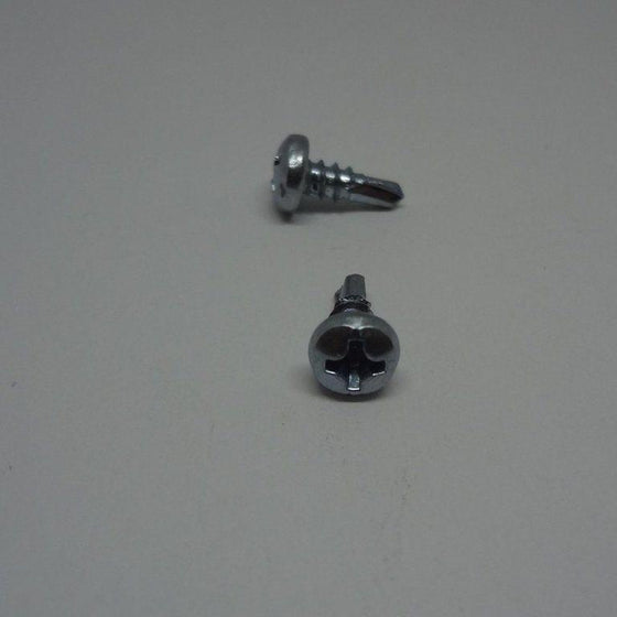 Sheet Metal Screws, Phillips Pan Head Self Drilling, Zinc Plated, #6X3/8"