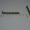 Sheet Metal Screws, Square Drive Flat Head, Stainless Steel, #6X1 1/2"